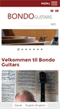 Mobile Screenshot of bondoguitars.com